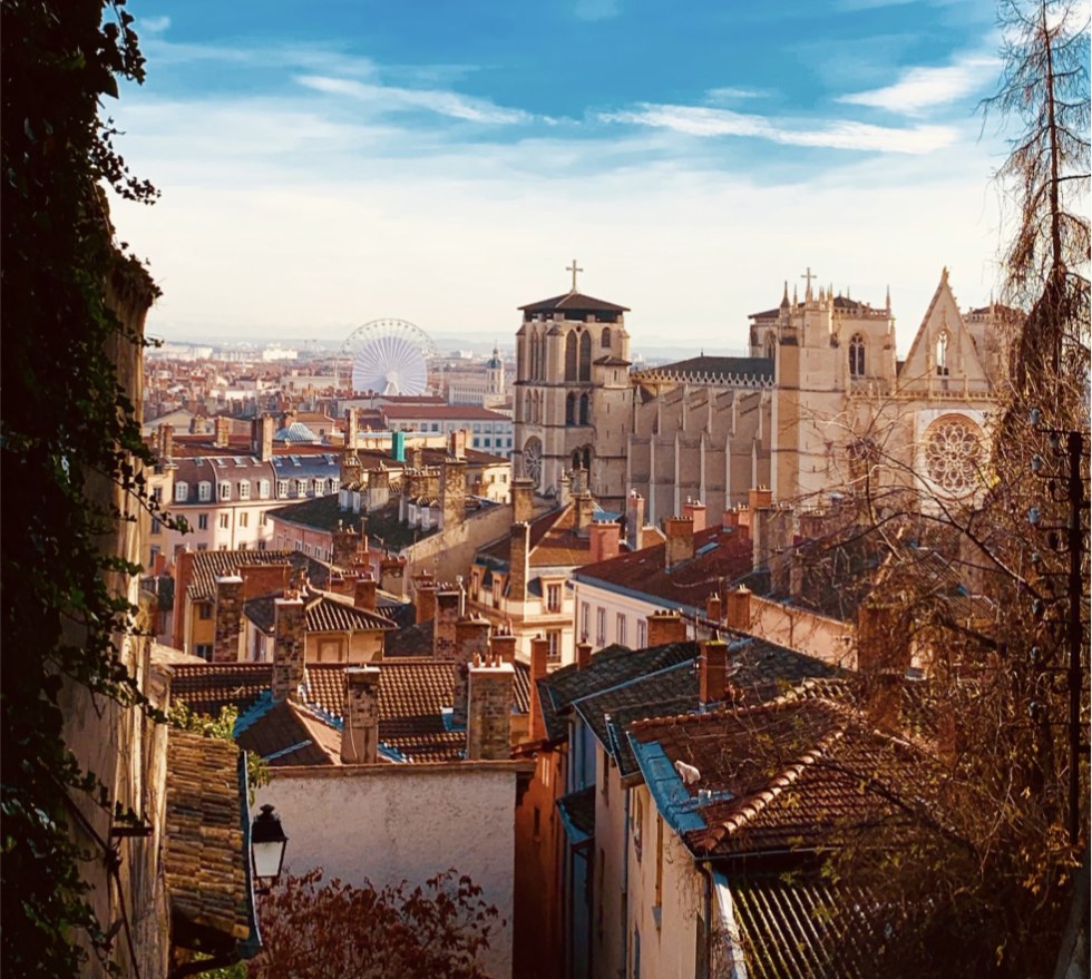Le vieux Lyon et la cathédrale Saint-Jean